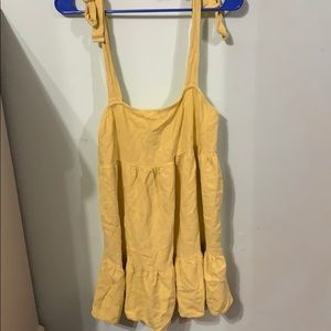 Publik- Yellow Ruffle Dress (Short)